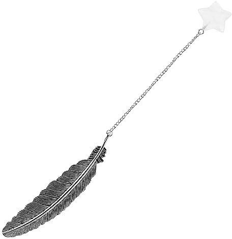 CAXUSD antikes Lesezeichen Lehrer Wertschätzung Geschenk bookmarks book marks antike Lesezeichen zartes Lesezeichen tragbar Anhänger Dekorationen schmücken Kristall rau