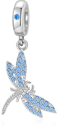 LANBEIDE Libellen Charms für Pandora Charms, 925er Sterlingsilber Beads, Tier Beads für Pandora Armband, Geschenke für Frauen
