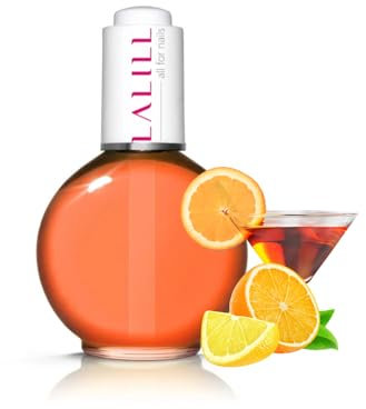 LALILL Nail Cuticle Oil 75ml - Orangen Cocktail Nagelpflegeöl - Nagelöl Pflege für Nägel Nagelhaut - SPA Maniküre Naildesign Hände - Vegan - Mit Pipette