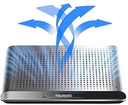 Base Refrigeradora Portatil Laptop Cooler Cooling Pad Notebook Cooler Stand Cooling Pad Cooling Mat, 2 Puertos USB Laptop Cooler Refrigerador Portáti