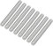 sourcing map 8 perni filettati completamente filettati, M8 x 65 mm, in acciaio inox 304, filettatura destra, filettatura M8-1,25, per montaggio di macchinari e mobili