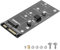 CERRXIAN Adattatore M.2 NGFF a SATA 3.0, scheda adattatore convertitore connettore SATA 3 a M.2 (NGFF) SSD 7 + 5 pin, supporto per chiave B 30/42/60/80mm e chiave B & M