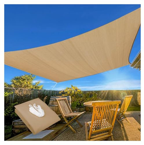 Resistente ai Raggi UV Traspirante Telo Ombreggiante Installazione Semplice Con Kit Hardware Tenda Da Sole a Caduta (Facciamo Dimensioni Personalizzate),Brown-2mx4m