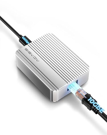 ACASIS USB4 to10gb ethernet Adapter High-Speed USB C to Ethernet Adapter OnlyCompatibleThunderbolt3/4/5/USB4 Aluminum Housing10gb ethernet Adapter Supports10/5/2.5/1Gbps/100Mb/s for Mac/Windows/Linux