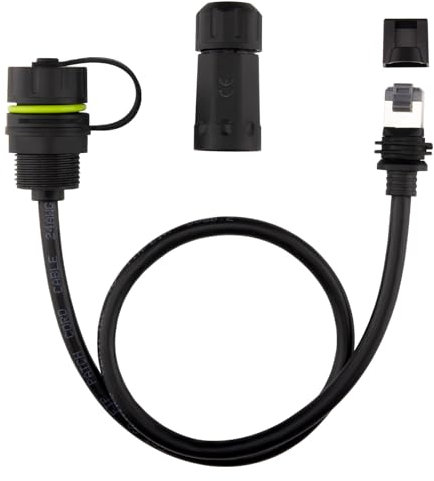 Starlink - Adaptador Ethernet Gen 3 Mini, cable de extensión Starlink a acoplador RJ45, convertidor impermeable IP68 para satélite rectangular Starlink Gen3 V3 y accesorios de enrutador