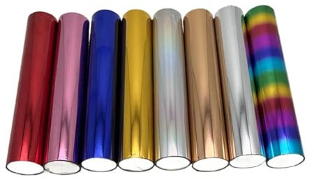 CYMMIYT Stamping Foil Width 15cm a Roll Wrapping Craft Quill hot Stamping Foil Paper for DIY Art Craft Scrapbook Gift Laminating Foil(Glue pen)