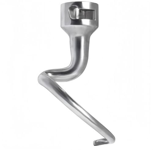 4.5-5 Quart Tilt-Head Stand Mixer Spiral Dough Hook - Compatible with Kitchenaid - Dough Hook Replacement