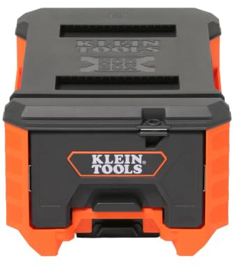 Klein Tools 54843MB MODbox Kompakte Einzelschubladenbox, halbe Breite, Werkzeugschublade mit Kugellager-Auszügen, Trennwänden inklusive, PVC-Schaumstoffmatte