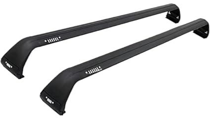 Fahrradträger Schwarzer Dachgepäckträger für Jeep für Wrangler JK JL 2007–2024 und Gladiator JT (2-4-Türer) Dachboxen