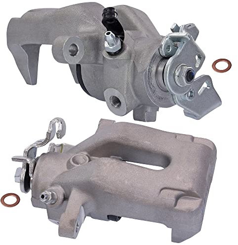 BESTPRICE 2x Bremssattel hinten links und rechts Bremszange Faustsattel, Kompatibel mit CITROËN C4 Coupe (LA_), C4 I (LC_) PEUGEOT 307 (3A/C) (3E) (3B) (3H)