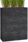 Pflanzwerk® Pflanzkübel Divider Groove Anthrazit 92x80x30cm *Frostbeständiger Blumenkübel* *UV-Schutz* *Qualitätsware*