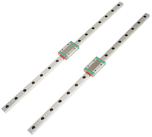 2 stücke LML12H Linearschienenführung LML12H 400mm Länge Linearschiene MGN12H Gleitblöcke Führungsschiene