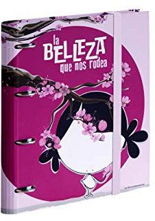 Ringbuch mit 4 Ringen, Design Belleza, Serie Muxote