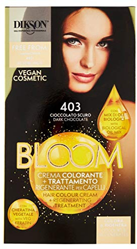 Dikson Muster Dikson Bloom Cremefarben 403 Schokoladenbraun, Schwarz, Standard