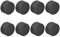sourcing map 8 Stück rutschfest Einseitig Basis Pad Spike Matten D20xH10mm Schaumfüße für Lautsprecher Gitarrenverstärker HiFi