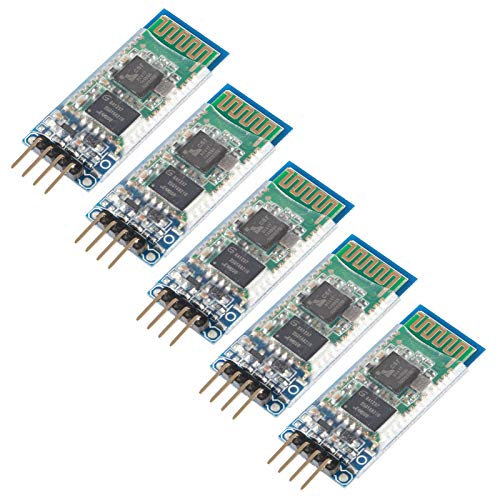 5PCS Wireless Bluetooth Serial Port 4 Pin RF Transceiver Board Modul Bidirektionale serielle Unterstützung Slave- und Master-Modus