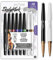 BodyMark by BIC, temporäre Tattoos in 8 Farben, Pinsel & feine Spitze, geruchsarme & schnell trocknende Tattoo Stifte für die Haut mit 3 Schablonen