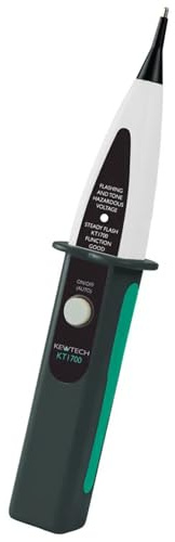 Kewtech KT1700 Single Pole Voltage Tester 50–600V AC & Phase Indication, Off-White, Grey