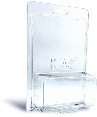 KLAS 12x LONG CARD Car Keepers Protector Cases - Crystal Clear Stackable/Display Clamshell Protective Case Protectors For 1:64 Basic Hot Wheels Car Collectors