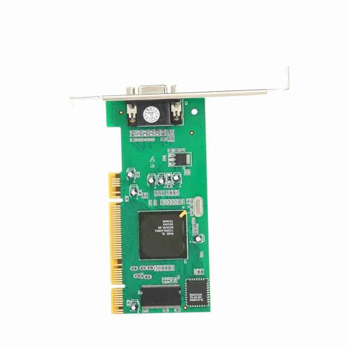 8 MB 32-Bit-PCI-Grafikkarte, VGA-Grafikkarte mit SDRAM-Videospeichertyp, Kompatibel mit HISHARD/Buddy/BETWIN-Software, Dual-Slot-kompatibel mit 64-Bit-PCI-X-Steckplatz