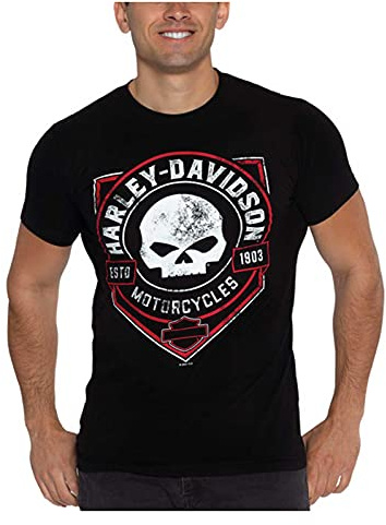 Harley-Davidson Herren 40290378 T-Shirt (1er Pack)