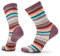 Smartwool Everyday Margarita Zero Cushion Merino Wool Crew Socken für Damen und Herren, Argyle Purple, Large