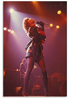 JITENG Pat Benatar Poster Musik Retro Poster Leinwand Kunst Poster und Wandkunst Bild Druck Moderne Familie Dekor Poster 50 x 75 cm