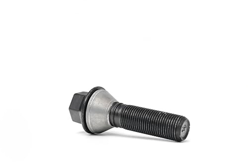 H&R Radschraube Kegelbund mit bewegliche Kegelbund M14x1.50 - Länge 45,5mm - Schwarz