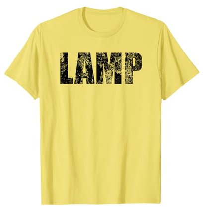 Lampenkostüm Motte Meme Paar Spaß Halloween Party T-Shirt T-Shirt