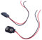 LIVASH 2Pcs 15Cm Cable M¨¦Tallique 9V 9 Volts Clip de Batterie Connecteur I Type