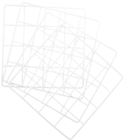 IMIKEYA 4pcs Wire Wall Grid Panel Iron Grid Wall Decoration for Photo Display Diy Iron Picture Frames