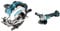 SCIE CIRCULAIRE MAKITA Ø 165 MM (MACHINE SEULE) - DSS610Z & DGA504Z - Mini-meuleuse à batterie 18V lithium-ion 125 mm BL seule machine sans chargeur ni batterie 60 x 450 mm,Noir