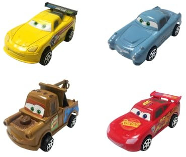 Rally Car Party Supplies Mcqueen Cake Figurines Lightning Mcqueen Figurine Birthday Mcqueen Car Play Figurines Race Car Decorative Figurine Racing Car Dashboard Figure Rally Car Figurine Model