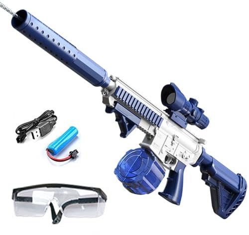 Electric Water Gun, Automatic Water Guns for Adults and Kids, 400CC Large Capacity Water Pistol, Range up to 26-30 FT, Outdoor Beach Pool Party Summer Toy