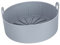 MOLUCKFU Heißluftfritteuse Fritteusen sofortig Korb Pfannkuchenformen Liner mutfak aksesuarları kitchen zubehör Gesundes Kochen Zubehör Hitzebeständig Airfryer-Behälter Blech Kieselgel Grey
