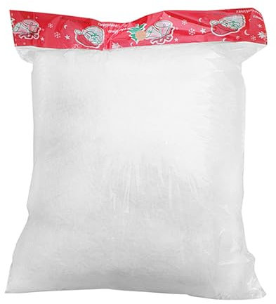 Nieve de Navidad Artificial: Nieve de Navidad Falsa, de Nieve Decorativa de Nieve fallida | Desatar la Creatividad Decorativa navideña Nieve Artificial para Mesa, Ventana, árbol de Navidad, pati