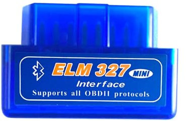 ELM327 OBD2 Bluetooth Diagnosegerät – Auto-Scanner mit EIN-Chip-Technologie | 12V, Android/iOS/Windows | 32g/6.5x3x9.7cm