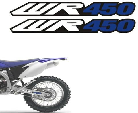 MPODYTSF Motocicleta calcomanía Accesorios De Motocicleta para Yamaha WR450F WR 450F 2003-2018 2019 2020 2021 2022, Calcomanías Decorativas con Protección Reflectante.(BLU)