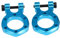 2Pcs RC Car Tow Hook Metal Climbing Trailer Tow Hooks Upgrade Cars Model Accessory for 1/10 Scale Crawler Truck Replecement, light blue