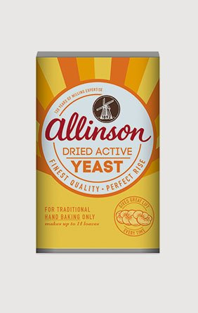 Allinsons | Dried Active Baking Yeast | 5 x 125g
