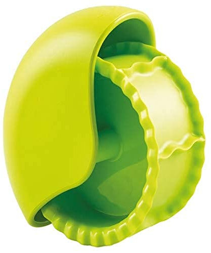 Silikomart | Nudelschneider-Rad Snack'n'Roll, Teigroller für Pasta und Snacks, Farbe Grün, Maße 110 x 97 h78 mm, Made in Italy