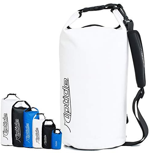 riptide Dry Bag - wasserdichter Packsack mit Umhängegurt | weiß | 10l