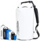 riptide Dry Bag - wasserdichter Packsack mit Umhängegurt | weiß | 10l