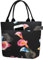 Kühltasche Klein Leicht Isoliertasche Faltbar Lunchbag Lunchtasche Thermoshopper zur Arbeit Schule M 10L Schwarz