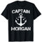 CAPTAIN MORGAN Funny Birthday Personalized Surname Clan Gift T-Shirt