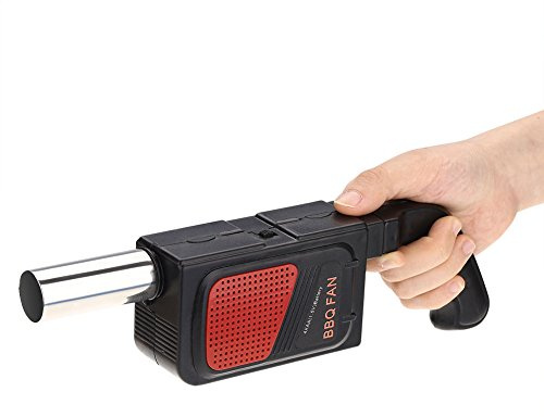 Barbecue Air Blower Portable Handheld Electric BBQ Cooking Fan Air Blower Fire Bellows Tool for Outdoor Camping Cook Picnic Barbecue