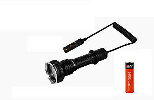 Combo: Acebeam L35 Dual Switch Tactical Flashlight - 5000 Lumen - w/ 5100mAh 21700 & R02 Remote Pressure Switch