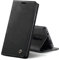 Chocoyi Schutzhülle aus Leder für Xiaomi Mi 9T/Mi 9T Pro/Redmi K20/K20 Pro, Schutzhülle aus PU-Leder, Brieftasche, Magnetverschluss, Kartenfächer, Standfunktion, Schwarz