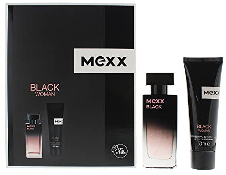 Mexx Black Woman 2-teiliges Geschenkset Eau de Toilette 30 ml – Duschgel 50 ml