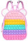 Ainiv Pop Tasche It, Fidget Toys Tasche Pop Kinder, Package Fidget Toys Crossbody Geldbörse Set, Popit Push Pop Bubble Anti Stress Spielzeug Handtasche, Plopper Bag Kleine Geschenke für Kind